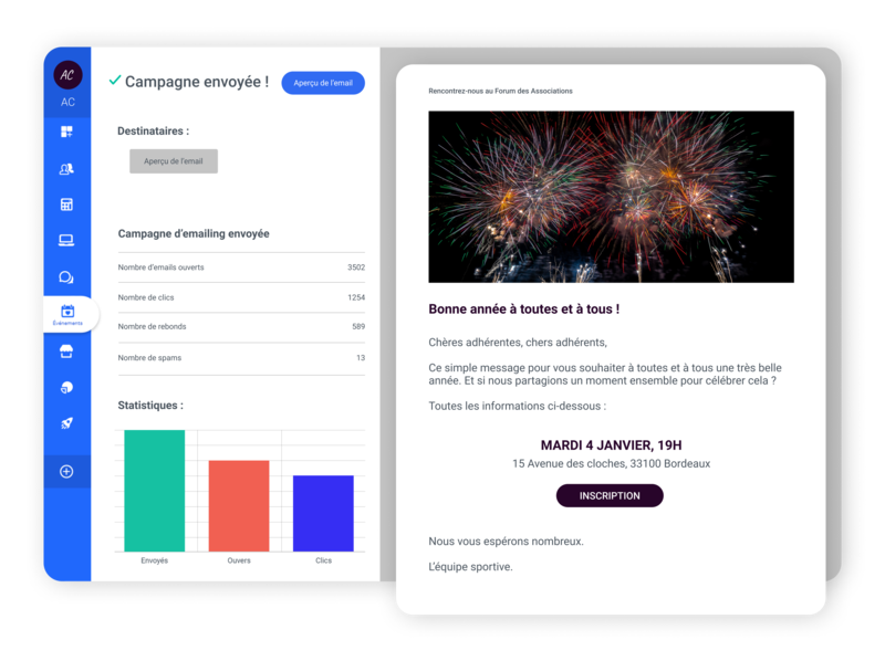 Communication pour association de loisirs