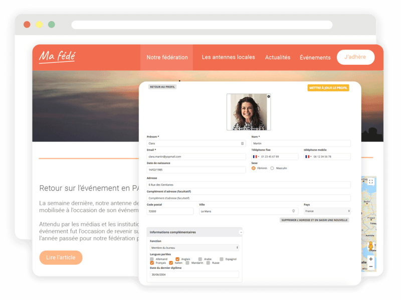 logiciel Sécurité pour syndicat professionnel