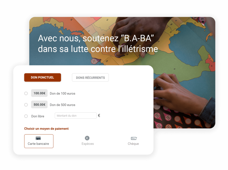Dons pour fondation
