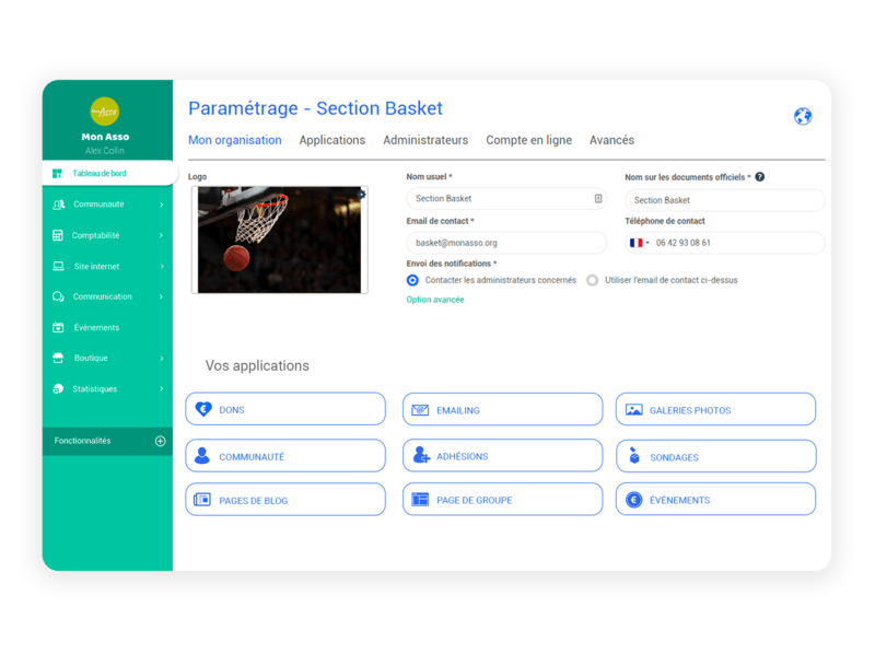 Autonomie des sections d'un club omnisports