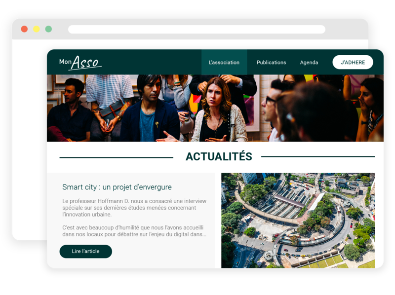 Site web pour association politique