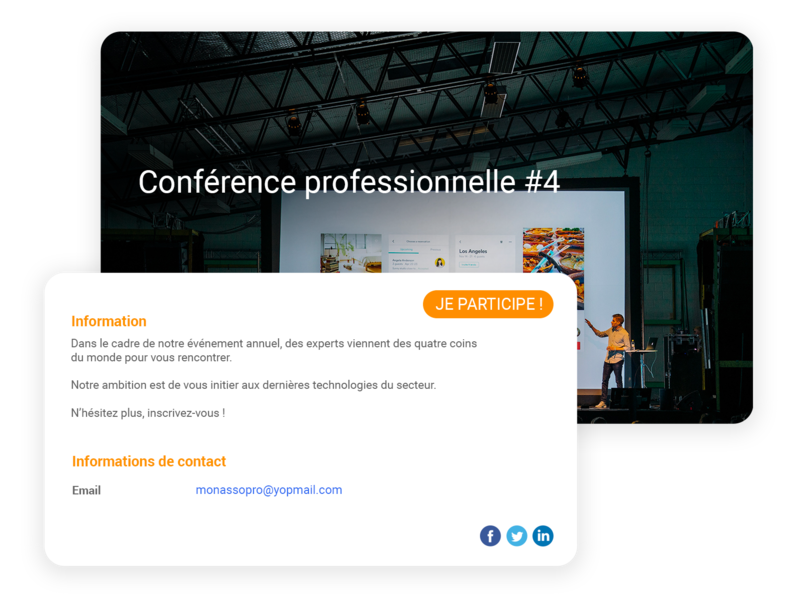 Billetteries pour association professionnelles