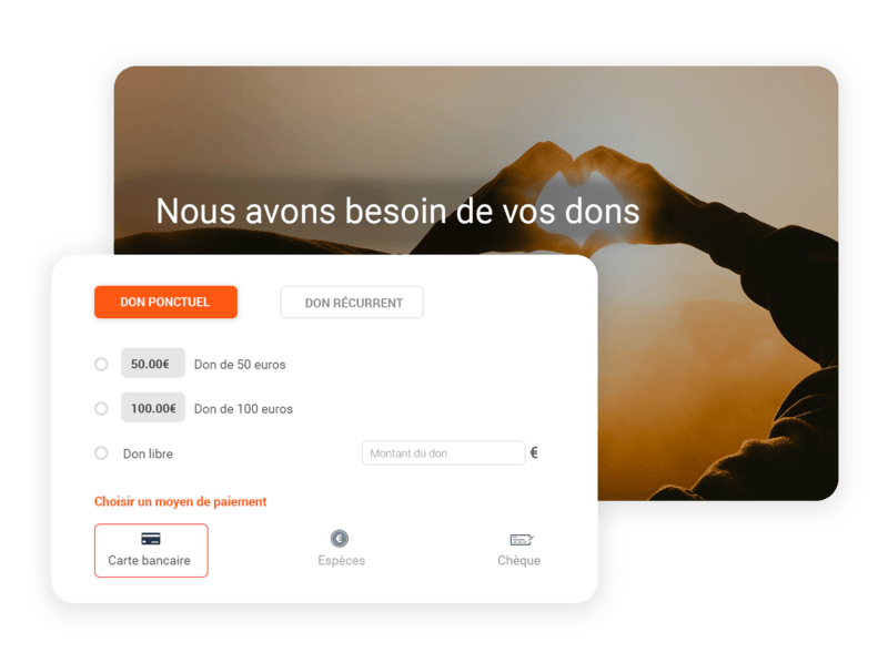 Dons pour association religieuse
