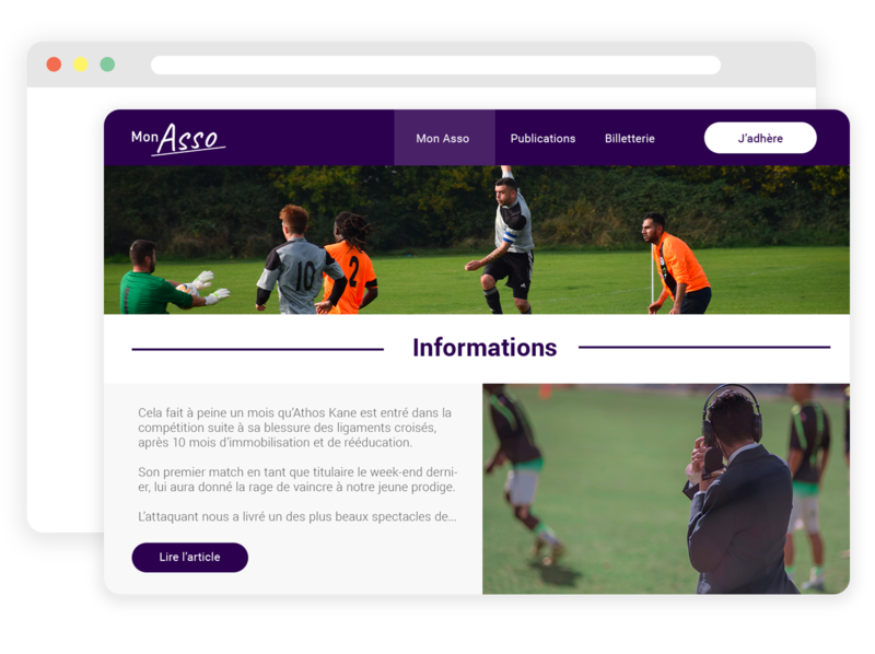 créer un site internet club aikido