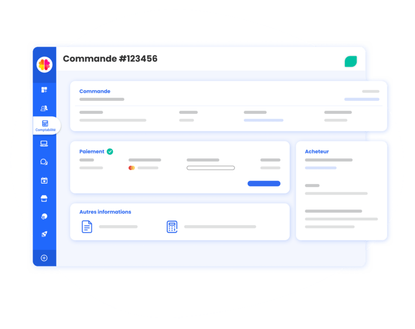 suivi commande paiement assoconnect