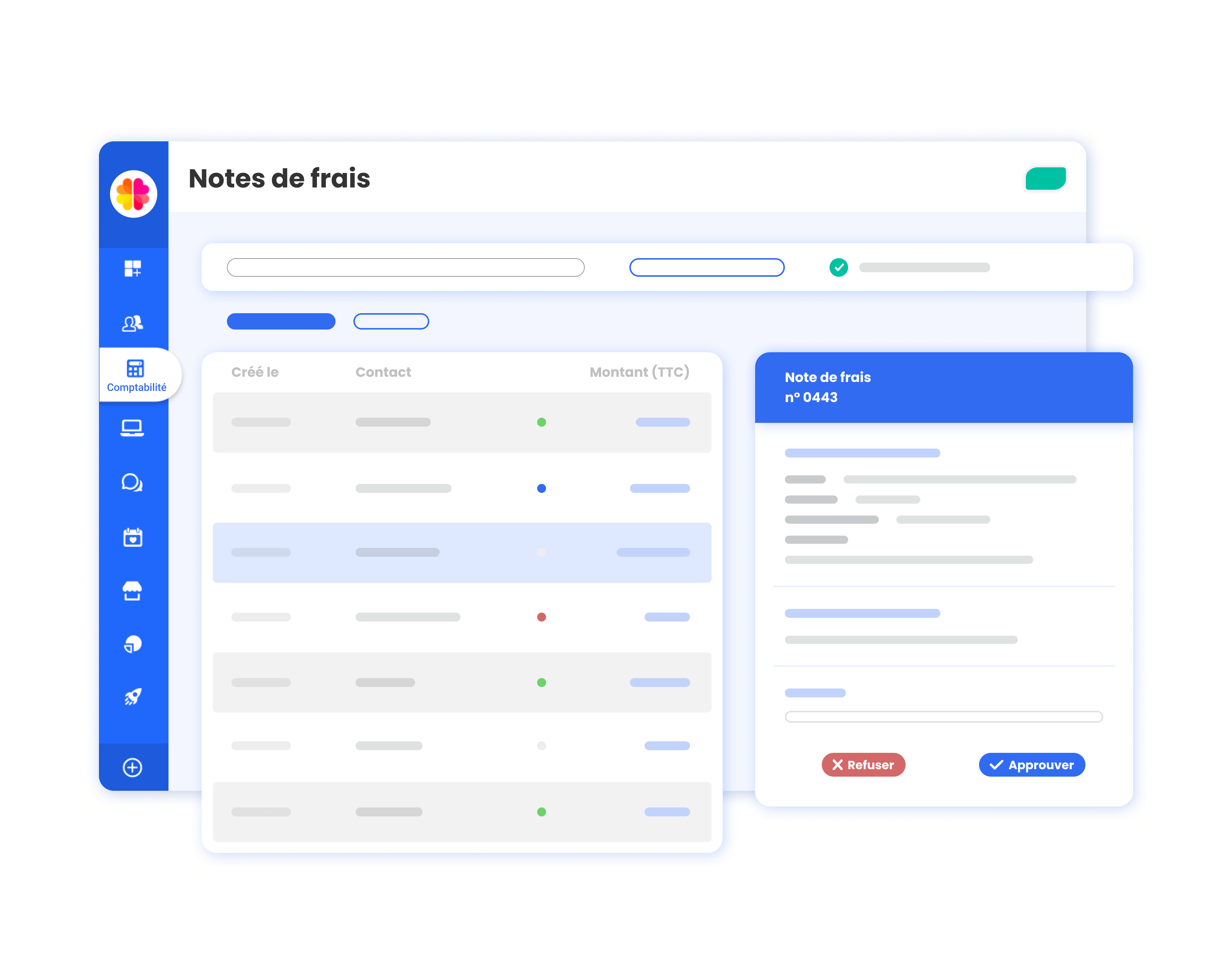 demande de note de frais sur assoconnect