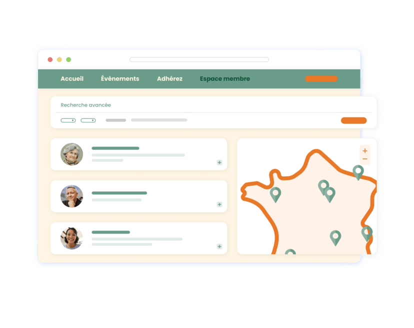 espace membres site internet association