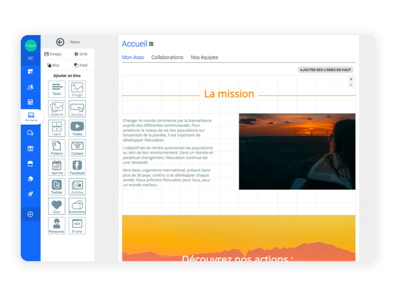 Créez simplement un site internet pour votre association