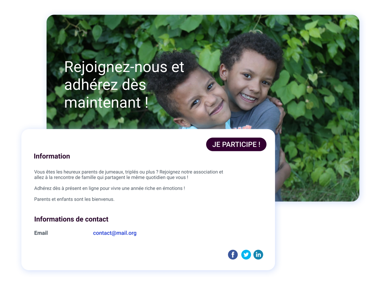 Rejoignez-nous jumeaux-et-plus