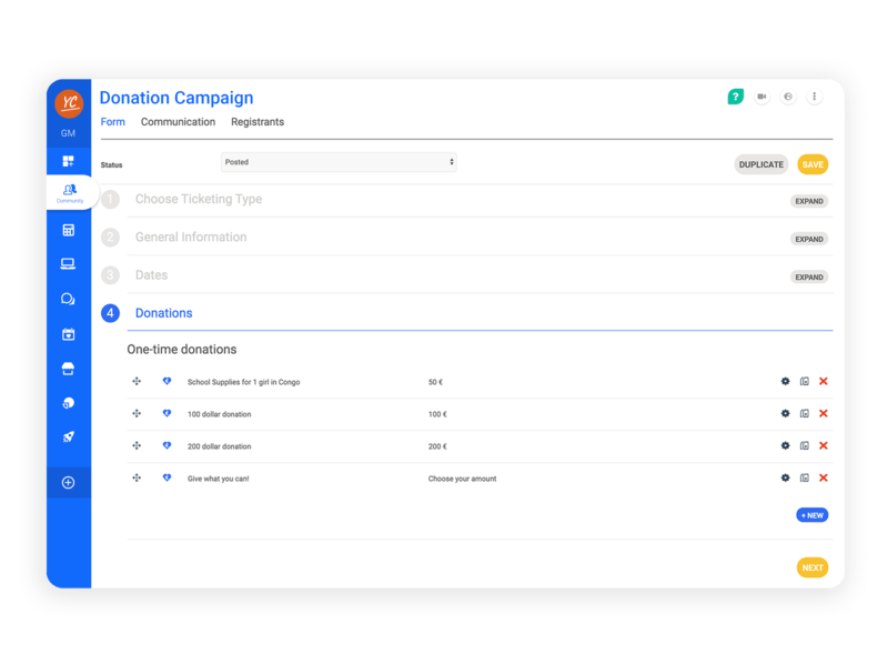 Free Donor Management Software Online Payment