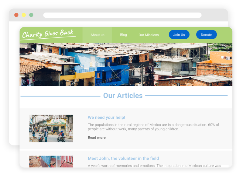 Build a website to defend your nonprofit causes