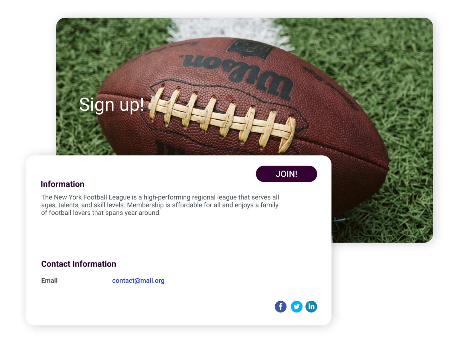 football club management software membership